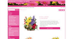 Desktop Screenshot of barbarasfloralandgifts.net